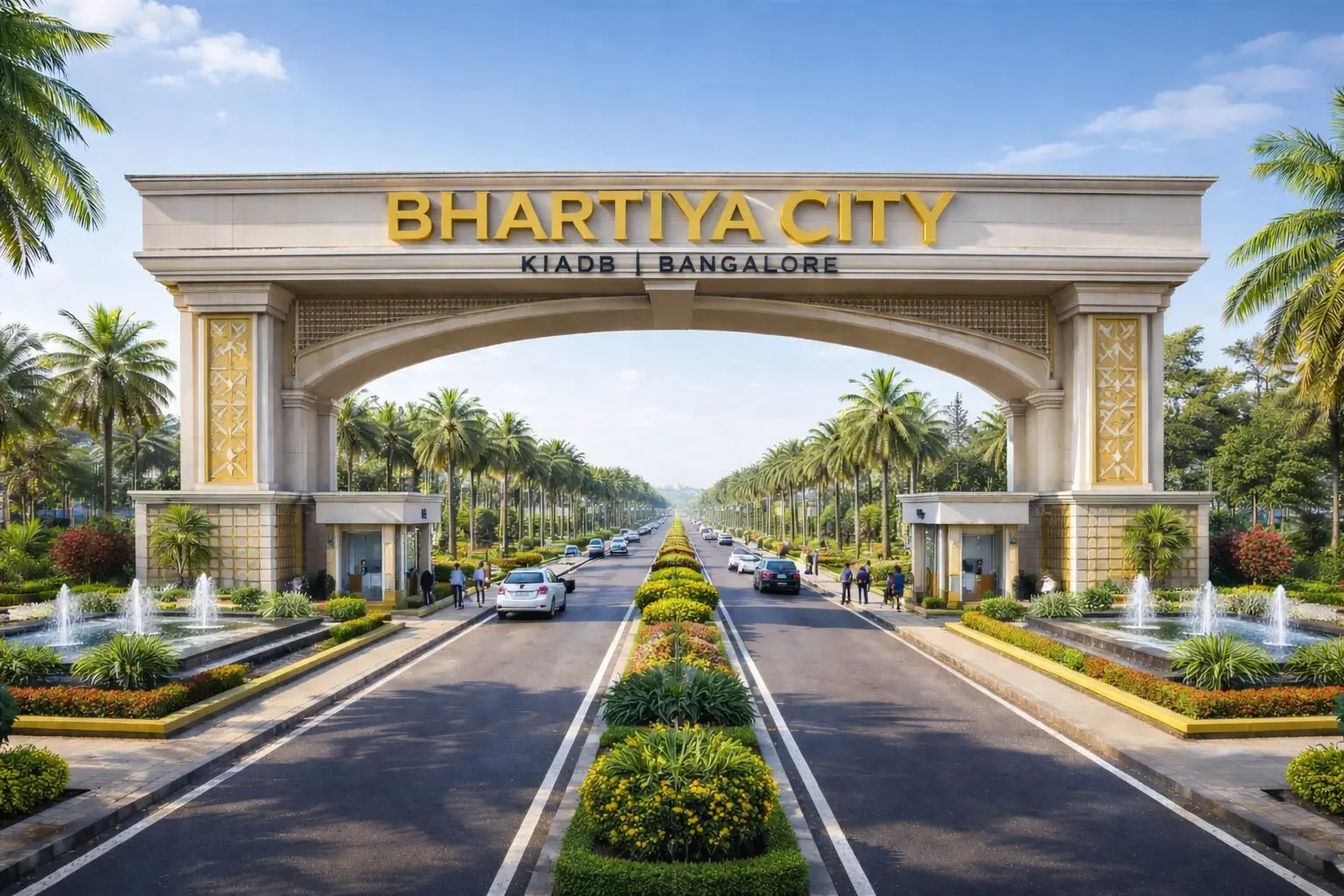 Bhartiya City KIADB Bangalore elevation view premium apartments KIADB Aerospace Park North Bangalore 2026